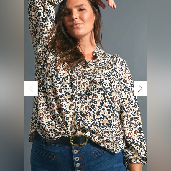 Women’s Anthropologie Maeve button down 14P - Picture 2 of 14